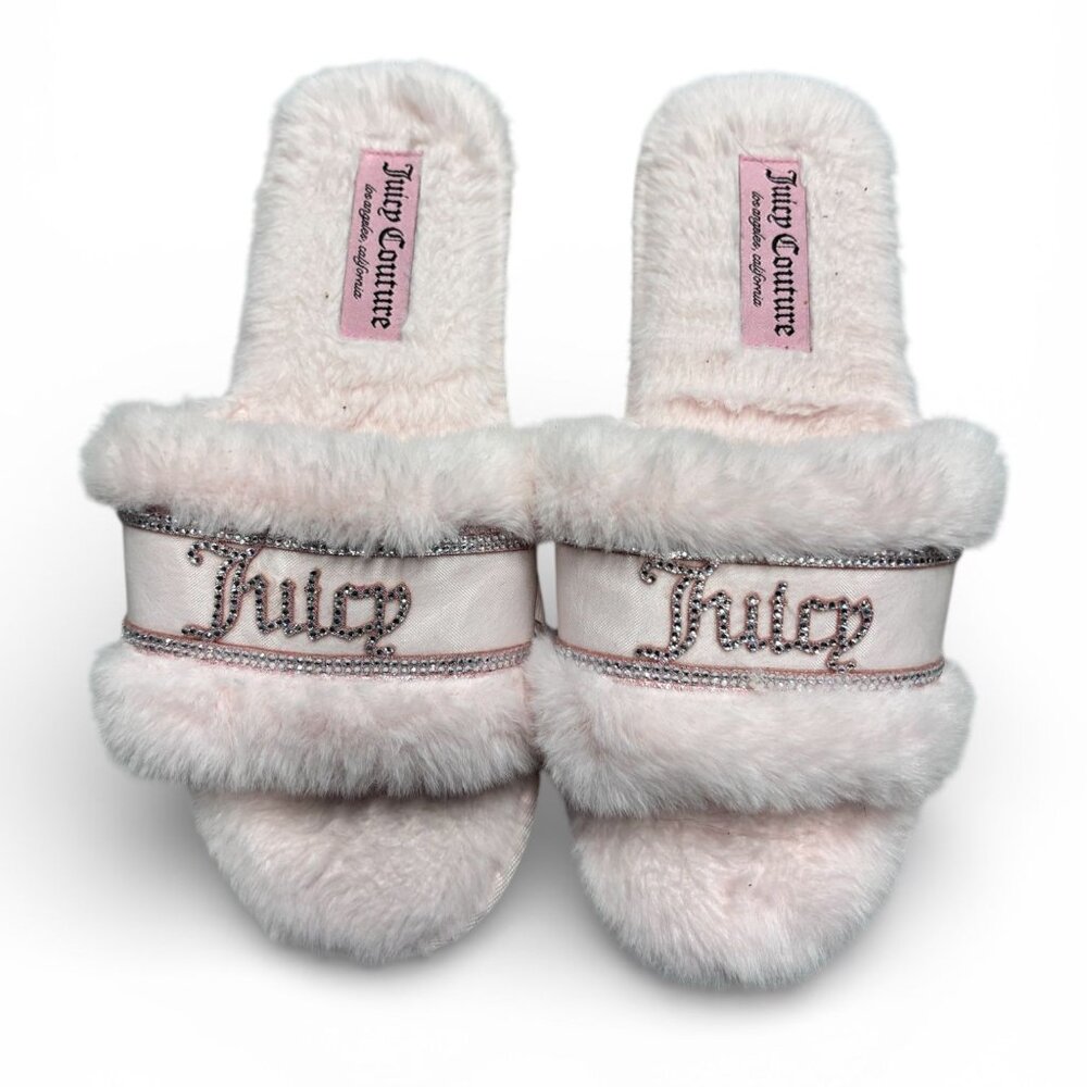 Juicy Couture slippers size 8 (A1)